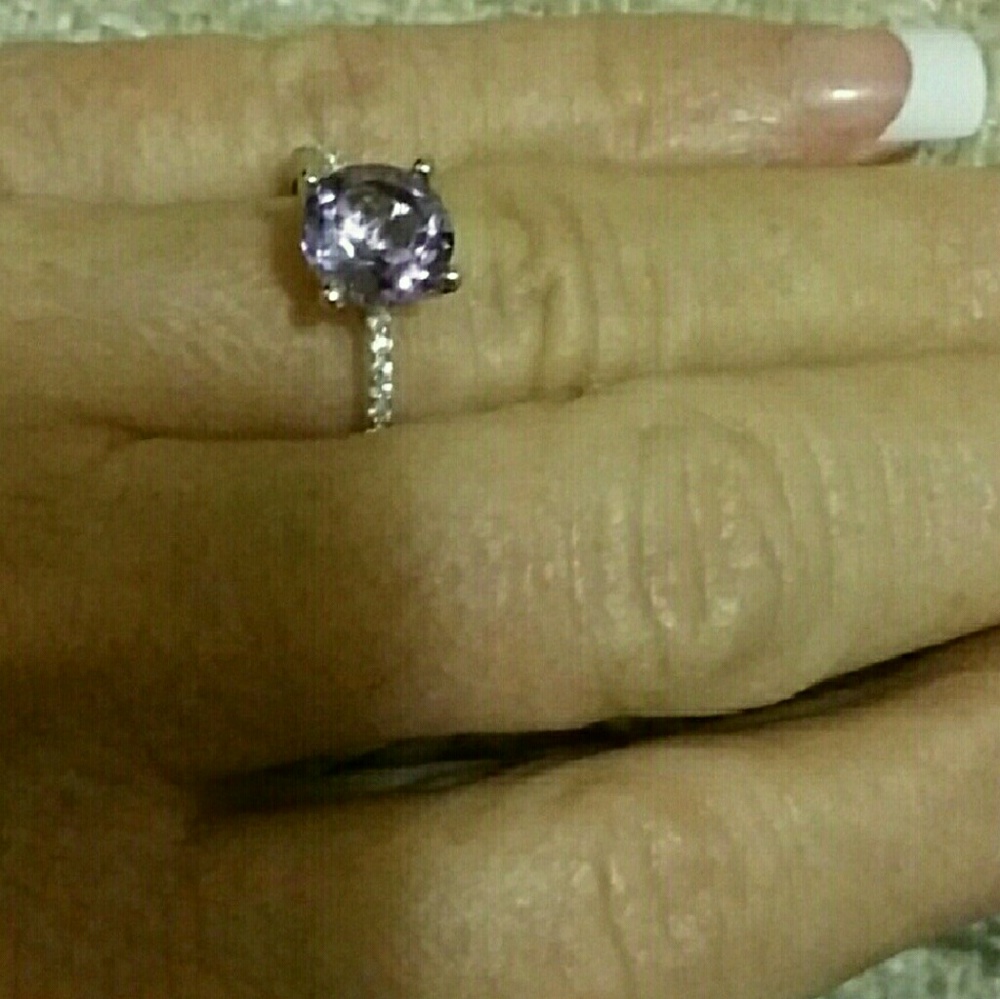 1.70 TCW VVS1 Round Faceted Sri Lanka Amethyst - Picture 5 of 7